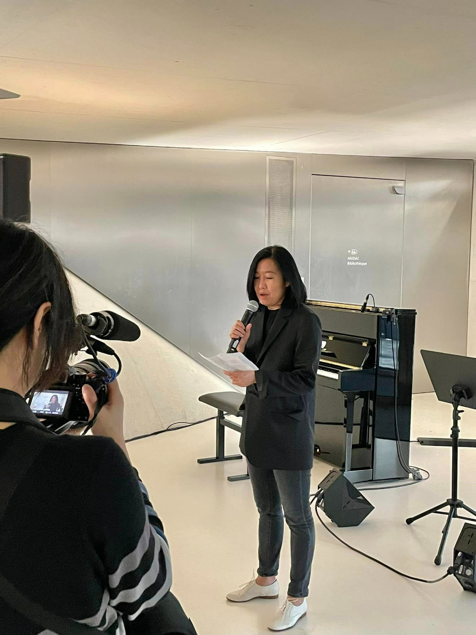 2024年3月22日，本處出席由駐法國臺灣文化中心(Centre Culturel de Taïwan à Paris)、洛桑十號月台基金會(PLATEFORME10,)、洛桑Vidy劇院(Théâtre de Vidy )、以及瑞士電影資料館(Cinémathèque suisse)共同舉辦之「台灣之夜」。