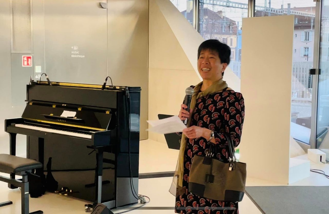 Ambassador Nicole Su delivered remarks at the opening of The Taiwan Night in Lausanne hosted by Centre Culturel de Taïwan à Paris, PLATEFORME10, Théâtre de Vidy, and Cinémathèque suisse 