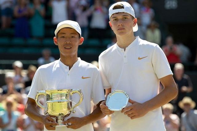 Taiwan's Tseng Chun-hsin claims Wimbledon boys' singles crown