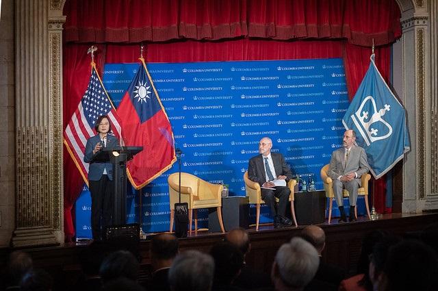 President Tsai gives speech at Columbia University on JFDS