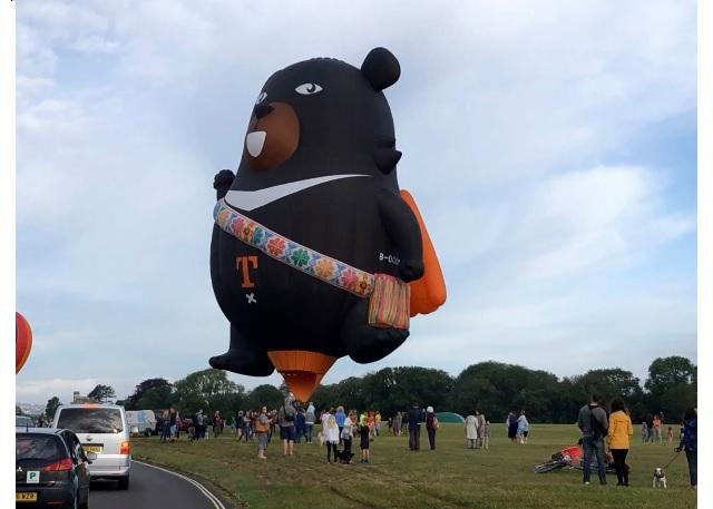 Taiwan’s Oh Bear soars to new heights at Bristol’s International Balloon Fiesta