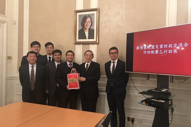 Taiwan delegation visits UK to enhance bilateral disaster management exchanges