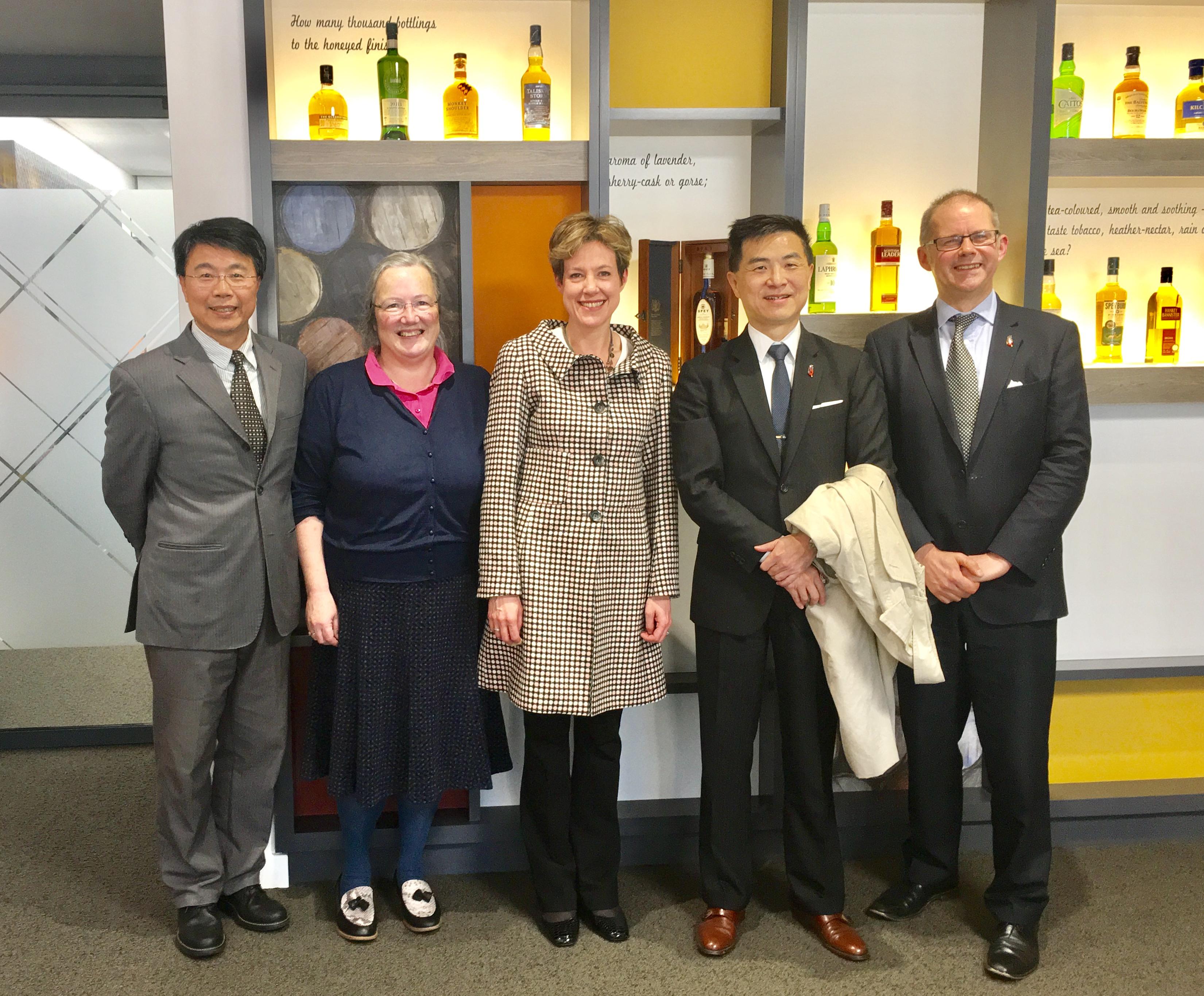 Director General Jason Lien visits Scotch Whisky Association and Ms. Karen Betts, Chief Executive of SWA, 25th Oct. 2017