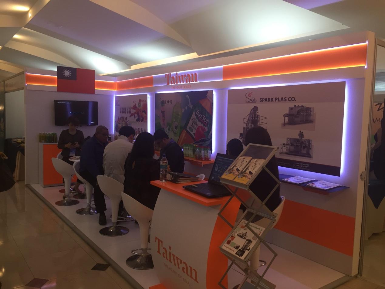 我國形象館攤位一景