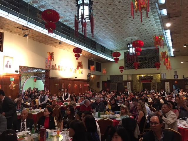 旅瓜地馬拉華僑總會2017年新春晚會熱鬧場景
