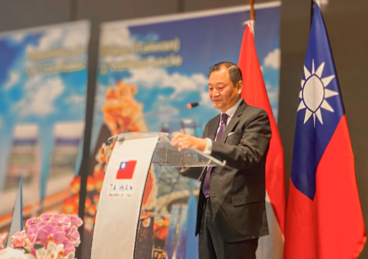 本館韓志正大使致詞。