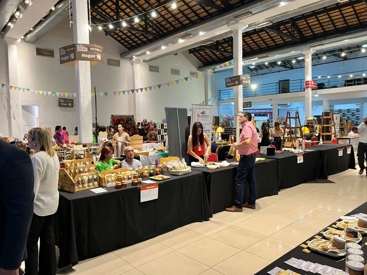 2023巴拉圭中小企業貿易洽詢展各攤位擺攤情形。