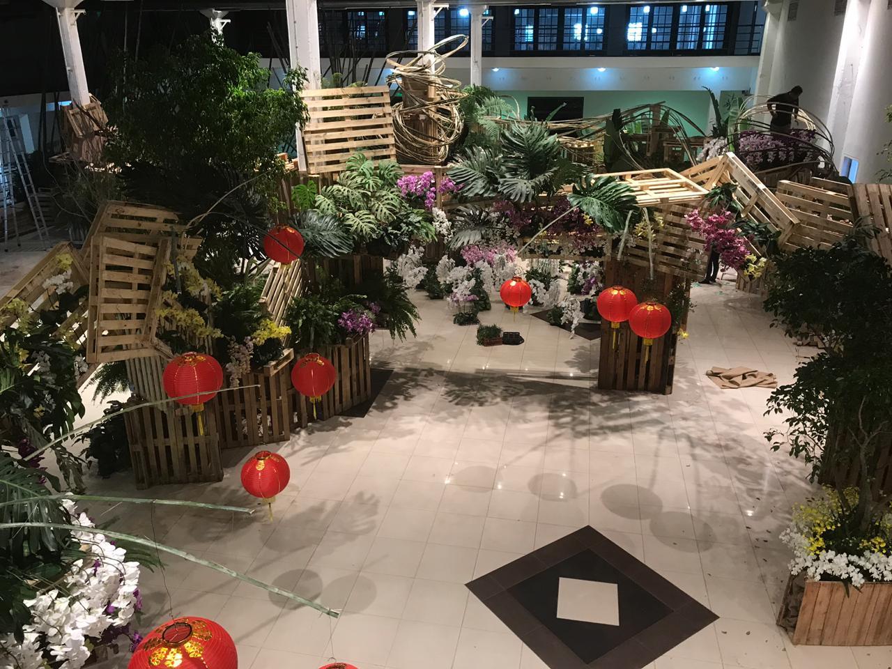 Decoración en el Centro de Convenciones Mariscal