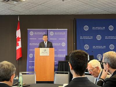 外交部政務次長謝武樵在「加拿大-台灣經濟安全論壇」上發表演講，強調台加緊密合作之重要性