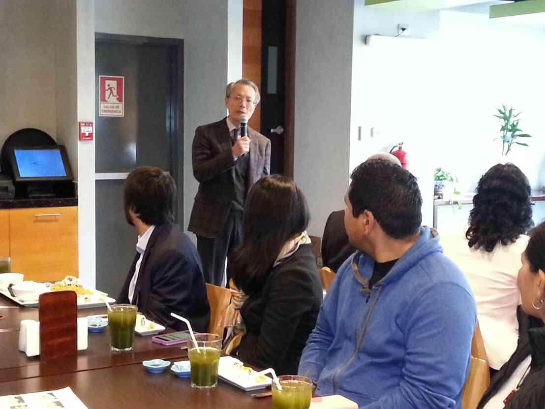 駐秘魯代表處吳大使進木於本(8)月16日主持獎學金證書頒贈典禮，並邀請受獎生家長觀禮。