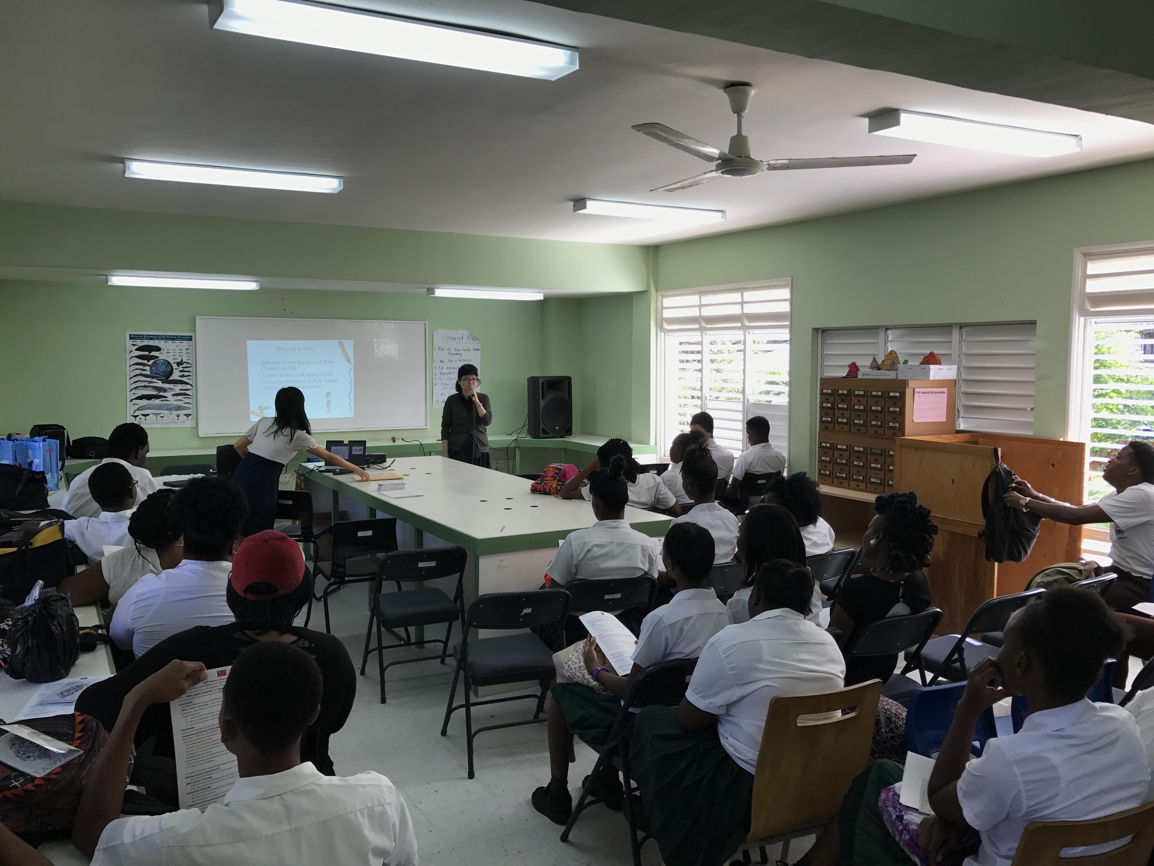 The presentation was made on February 23, 2017 at 3:30 pm. Zoia Sam and Shevon Smith were there to share their experiences.