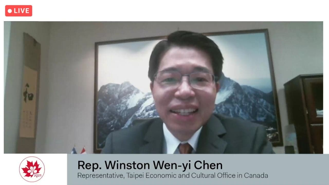 Representative WINSTON WEN-YI CHEN
Representative, Taipei Economic and Cultural Office in
Canada
