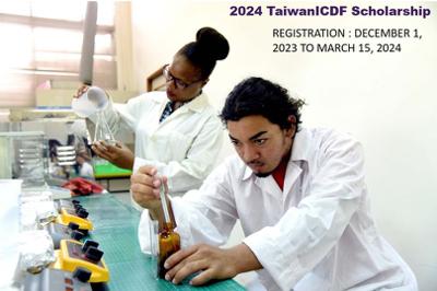 The 2024 TaiwanICDF Scholarship is now open for application