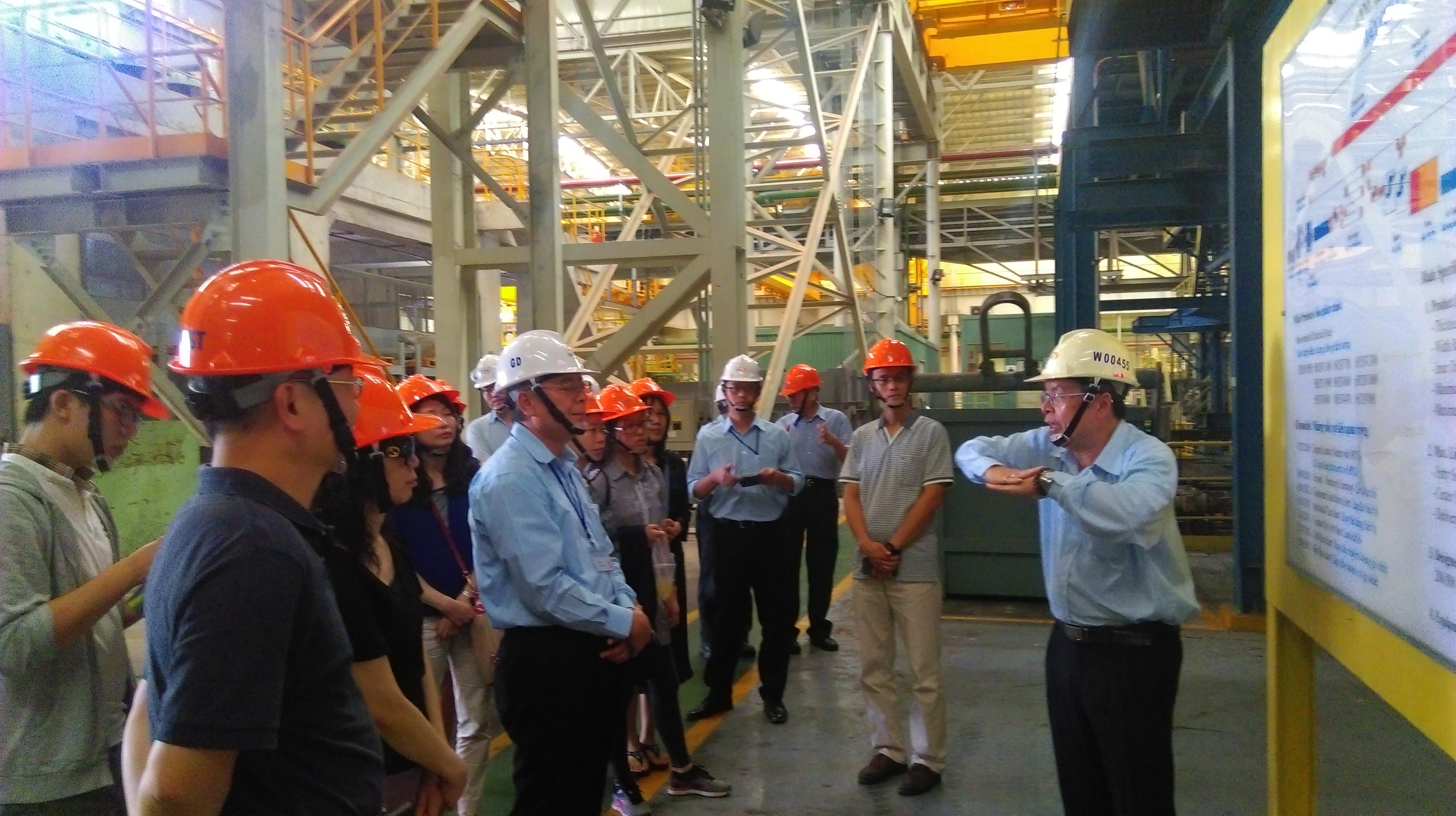 Viên chức Văn phòng Kinh tế và Văn hóa Đài Bắc tại TP.HCM thăm Công ty China Steel Sumikin Việt Nam