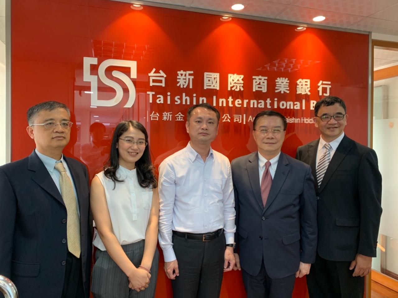 駐緬甸代表處李朝成代表拜會通越集團及台灣金融業者 駐緬甸臺北經濟文化辦事處