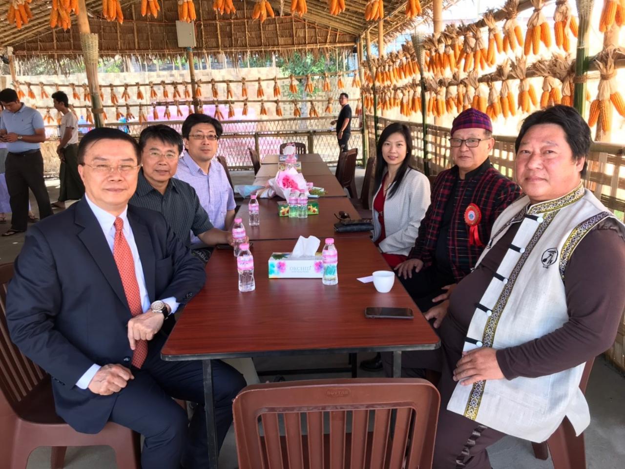 駐緬代表李朝成與緬甸民族企業家協會交流