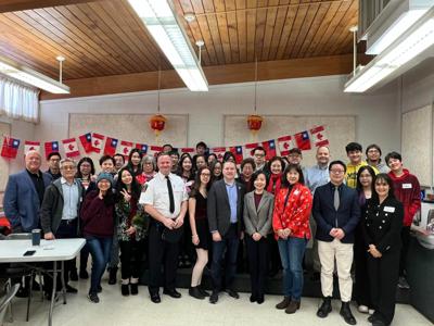 DG Chen attends the Lunar New Year Potluck event organized by the Taiwanese Canadian Association of London Ontario