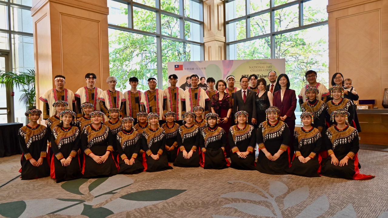 Opening performers feature the Nibun Chorus from Kaohsiung