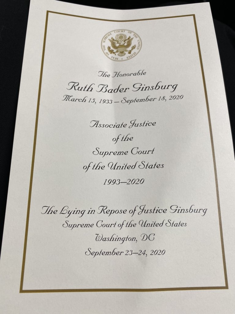 Taiwan Representative Bi-khim Hsiao expressed condolences to the family of Supreme Court Justice Ruth Bader Ginsburg on behalf of the people and government of Taiwan.