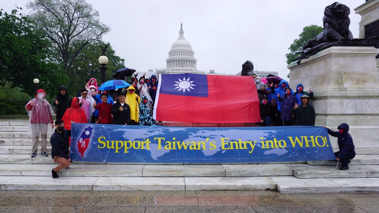 Overseas Taiwanese Gathered In Dc To Voice Support For