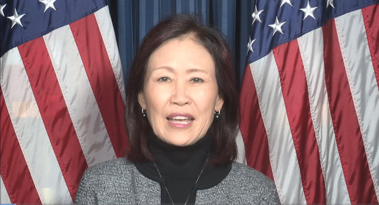 聯邦眾議員朴銀珠(Michelle Steel, RCA)祝福大家「牛年快樂」 駐洛杉磯台北經濟文化辦事處 Taipei