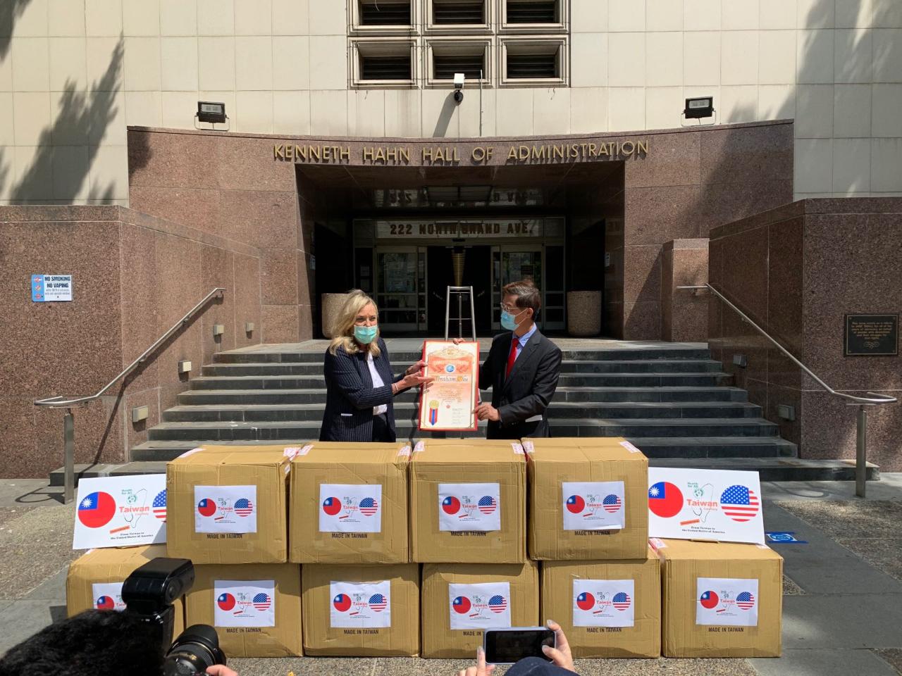 On behalf of the Government of Taiwan, Ambassa... Taipei Economic and