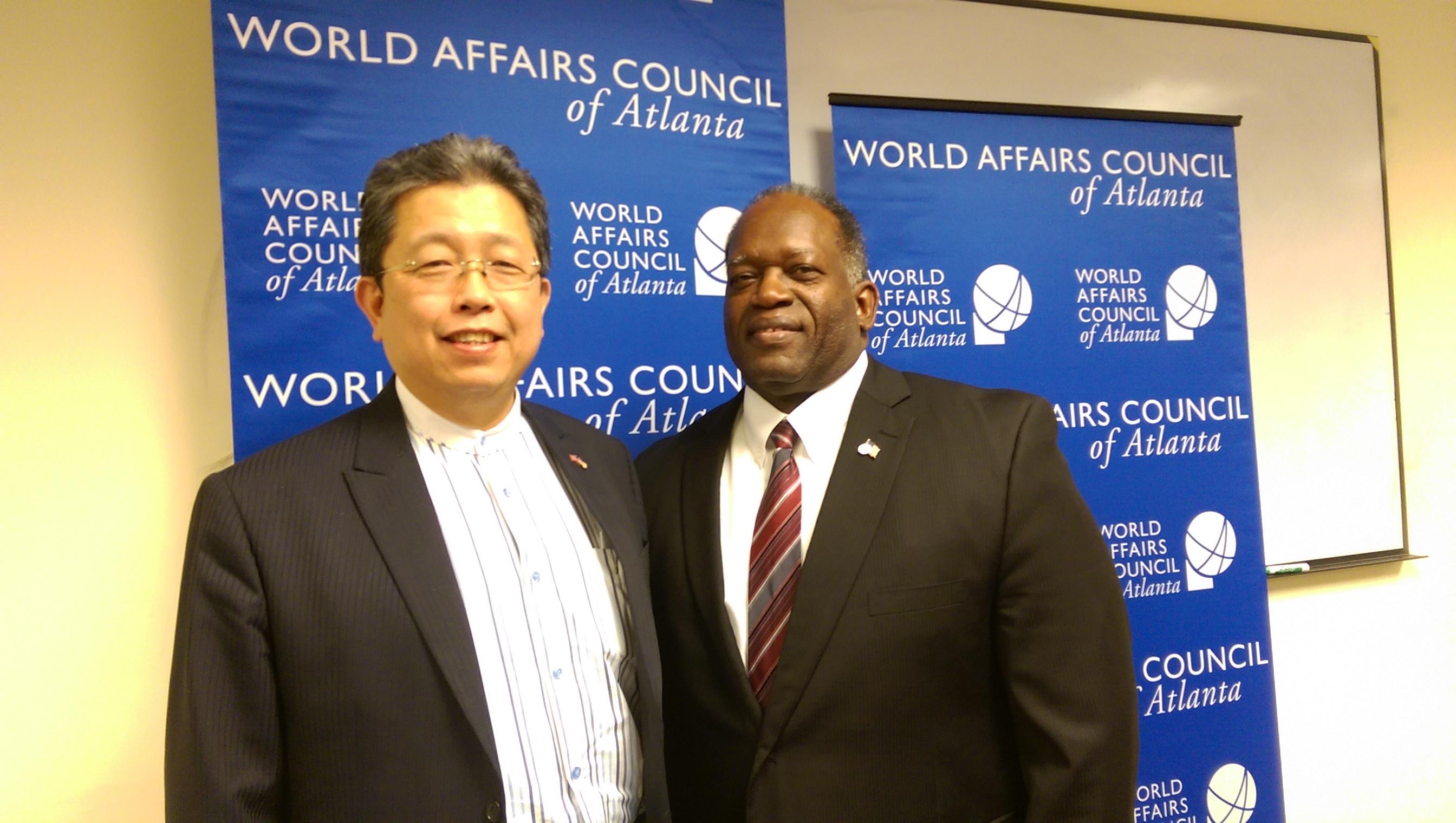 駐亞特蘭大台北經濟文化辦事處劉經巖處長出席「亞特蘭大國際事務協會」有關亞特蘭大機場安全座談會- 駐亞特蘭大台北經濟文化辦事處Taipei  Economic and Cultural Office