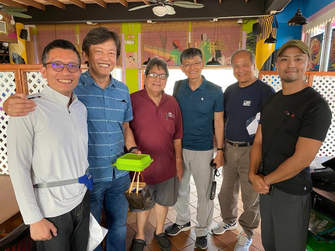 陳總領事盈連於本（7）月30日設宴款待「海外投資開發股份有限公司」代表團一行- 駐關島台北經濟文化辦事處Taipei Economic and  Cultural Office in Guam