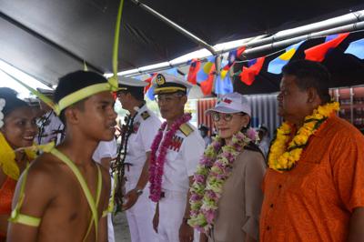 敦睦遠航訓練支隊第17次訪問帛琉