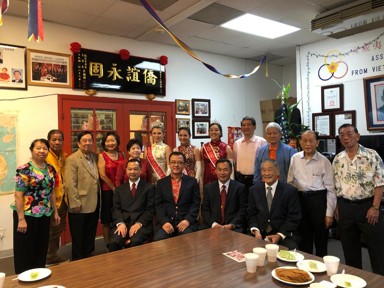 曾處長2020年元旦拜會越棉寮華人聯誼會