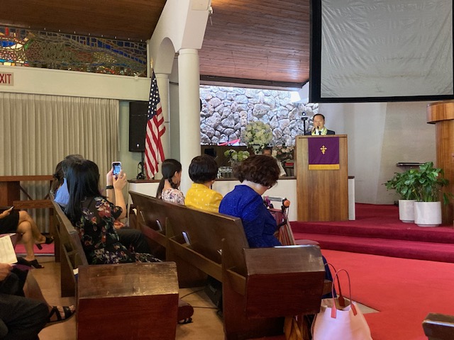 2023年2月26日林暉程處長在追思會中致詞。