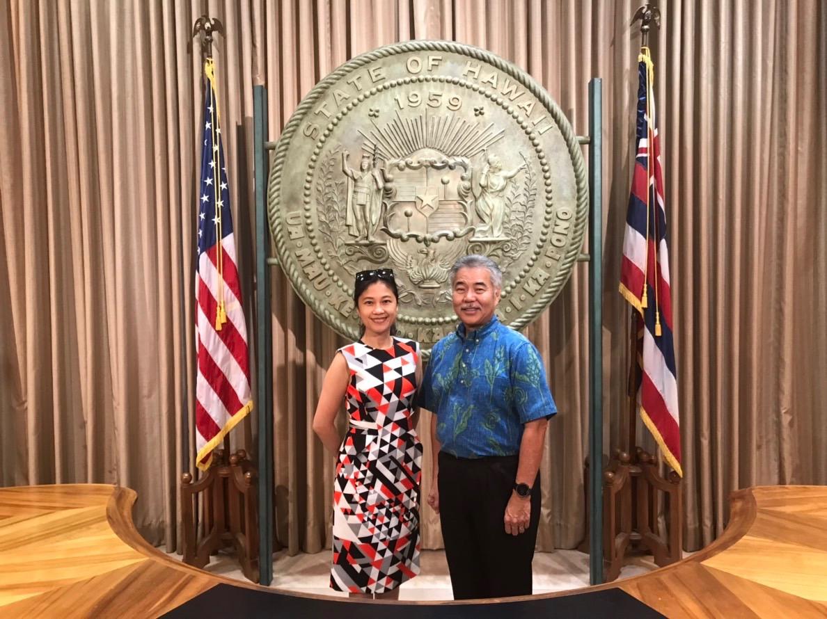 Office call with Governor David Ige