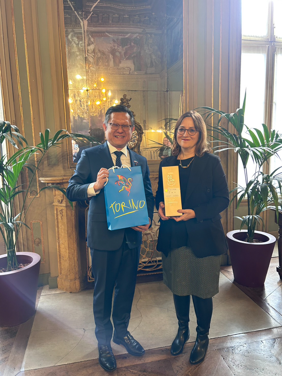 林處長於112.11.03拜會杜林(Torino)市副市長Michela Favaro