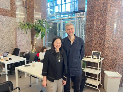 DG Rita Chen rencontre le directeur artistique et codirecteur général du Théâtre Prospero Philippe Cyr