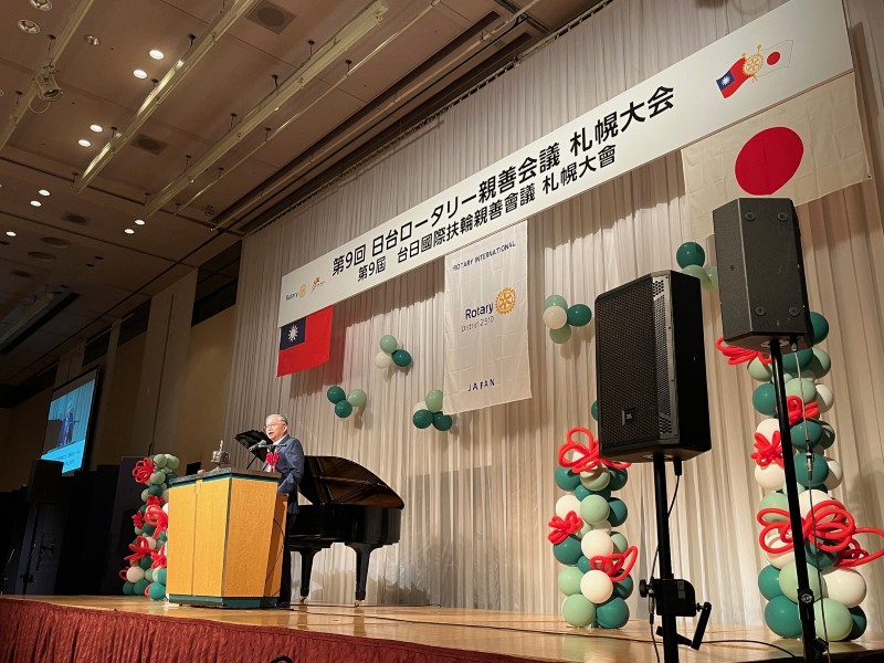 蔡明耀・駐日副代表（写真）は5月31日、李逸洋・駐日代表の代理として「第9回日台ロータリー親善会議 札幌大会」に出席した。
