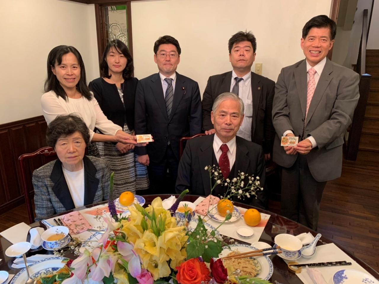 衆議院議員鬼木誠先生（後中）