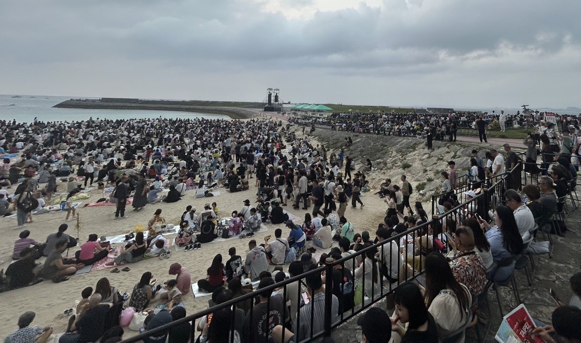 2026/04/11 王瑞豐処長は4月11日、ご家族と共に宜野湾市で開催された