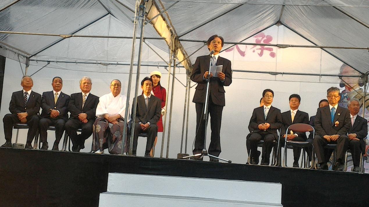 3.陳處長訓養橿原神宮神武祭致詞照