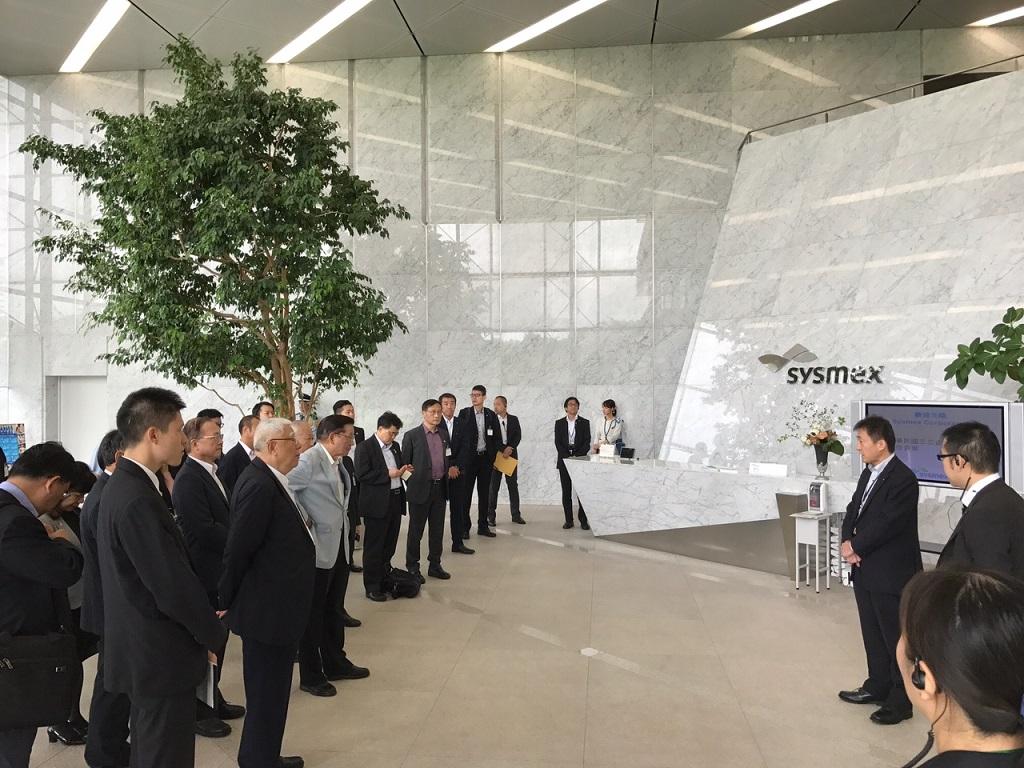 4.參觀兵庫縣「SYSMEX」醫療材廠