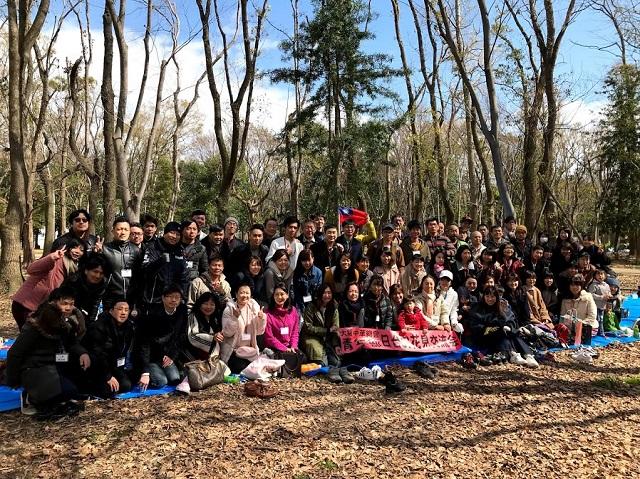 台日賞花交流會全體合照