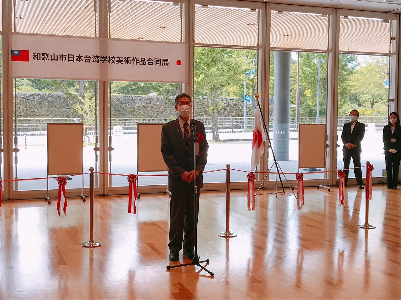 駐大阪辦事處向明德處長致詞