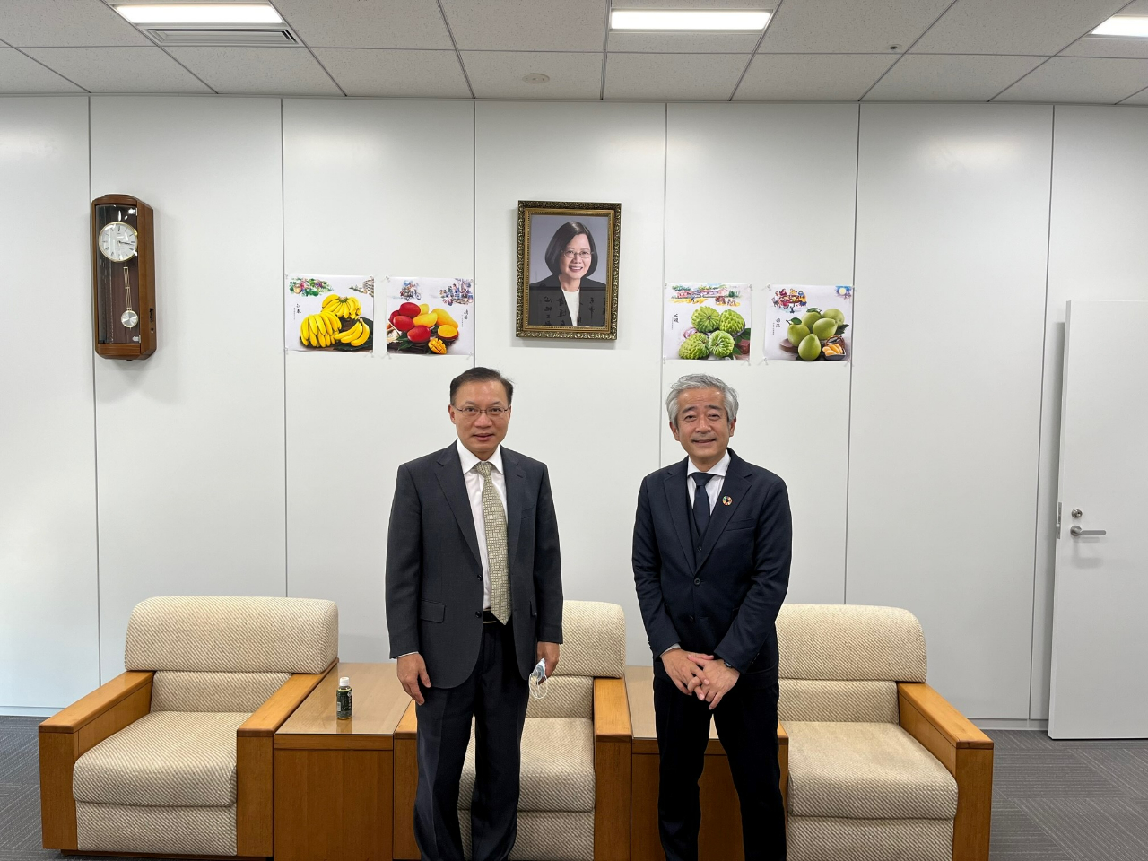 岐阜縣高山市清水雅博副市長來處拜會 台北駐大阪經濟文化辦事處 Taipei Economic and Cultural Office in