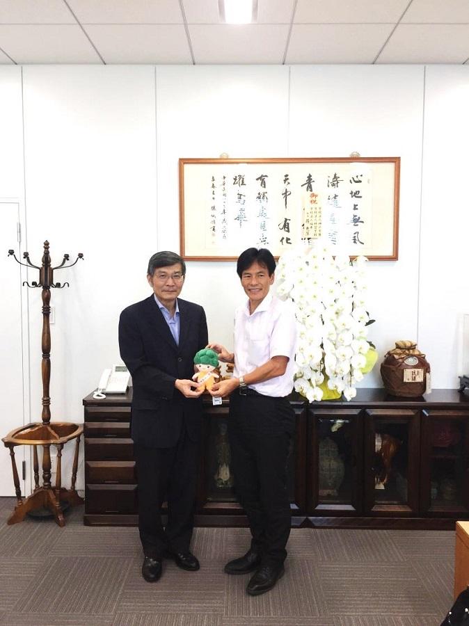 2. 蘇処長(左)、島田市長(右)