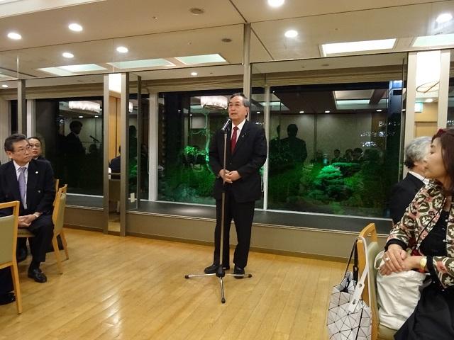 山木靖雄会長の挨拶 