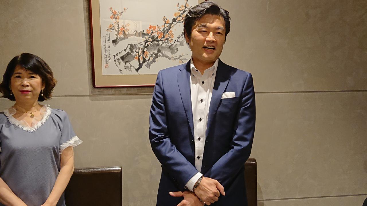 李処長　挨拶の様子 