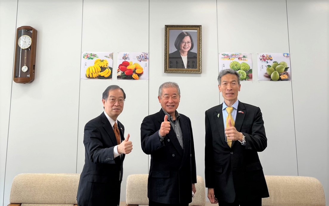 向処長、西尾会長、陳浩明