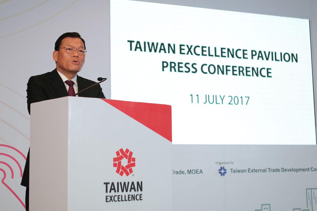 駐馬來西亞代表處章大使計平出席臺灣精品記者會致詞

