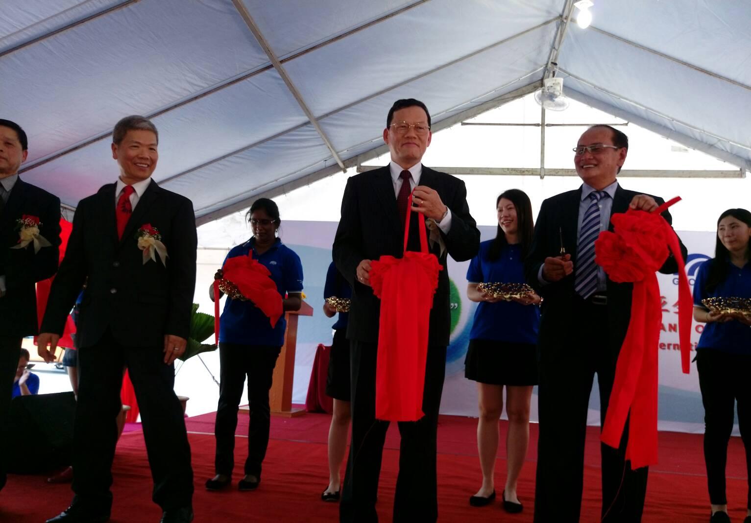 Representative Chang, James Chi-ping attends the opening ceremony of Vio Star International (M) Sdn Bhd in Negeri Sembilan on March 21, 2017.
