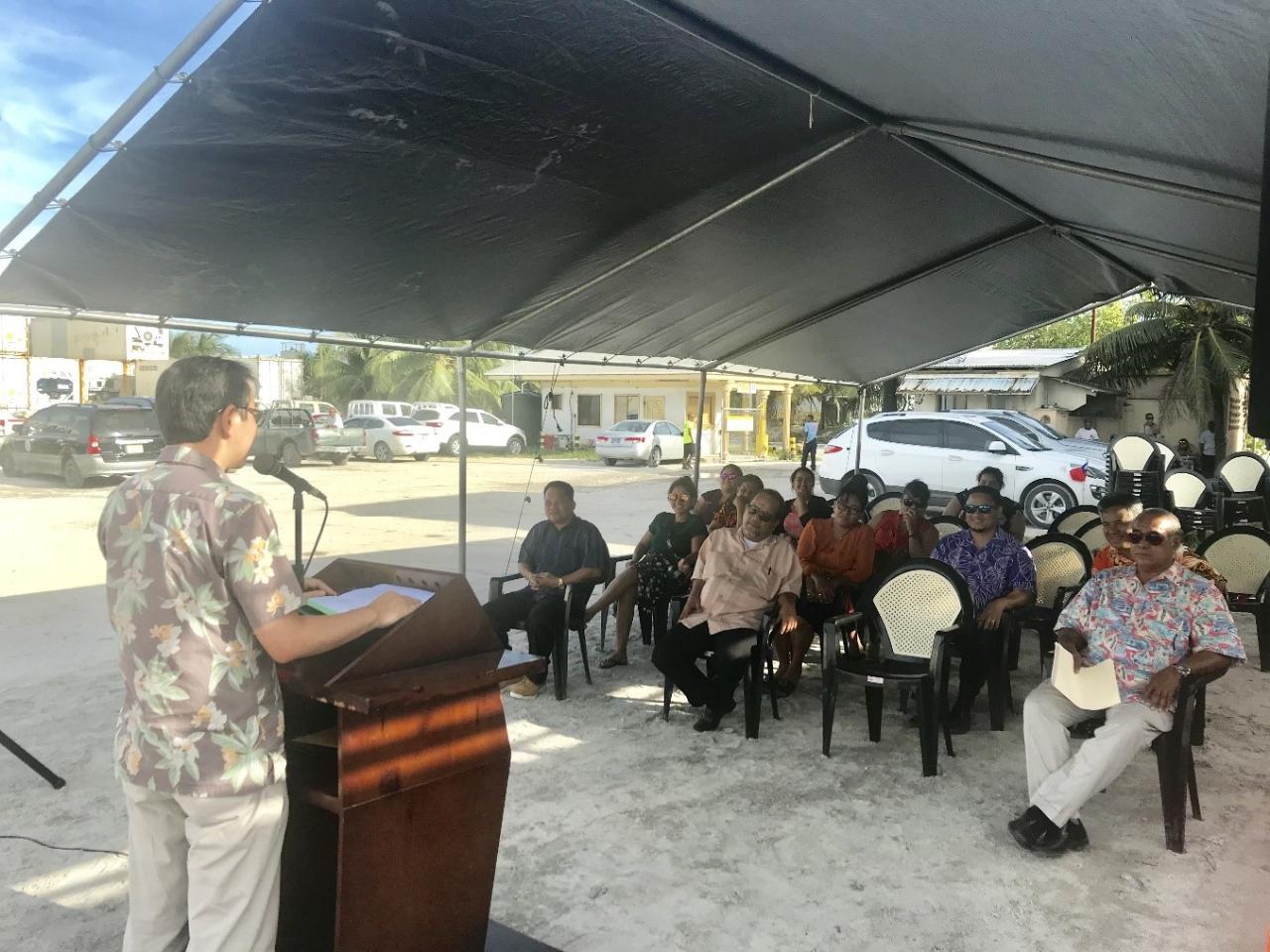 蕭大使於本(107)年1月25日援米捐贈儀式中致詞