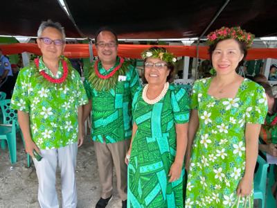 Ambassador Hsia Attended the 80th Kwajalein Day Event and the Inauguration of the Kwajalein Atoll Local Government